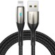 КАБЕЛЬ USB - LIGHTNING 1М BASEUS HORIZONTAL DATA CABLE 2.4A (CALSP-B01)